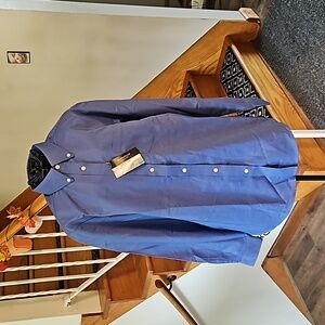 👚ULTRACLUB BLUE BUTTON DOWN SHIRT 👚